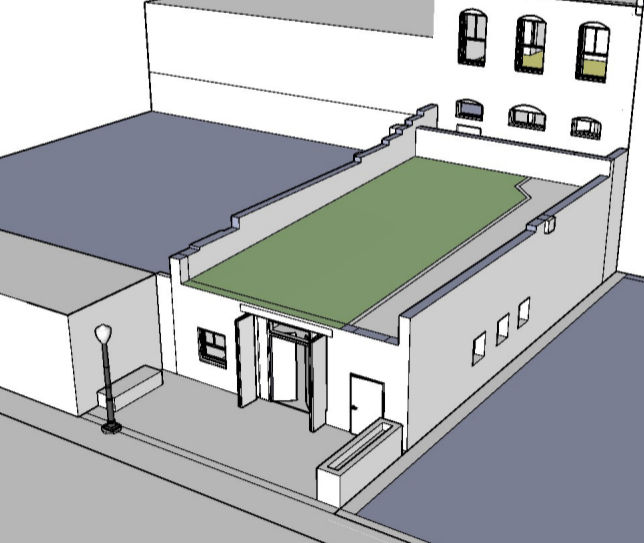 128 Rear Addition 3d view